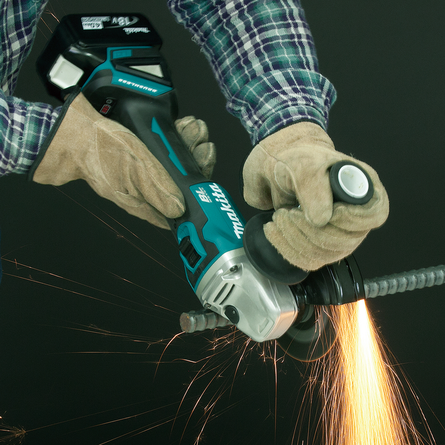 DGA456 ESMERIL ANGULAR 4 1 2 INALAMBRICO 18V LXT BL MOTOR Makita Bolivia